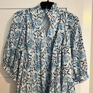 Boutique blue pumpkin dress 3x new